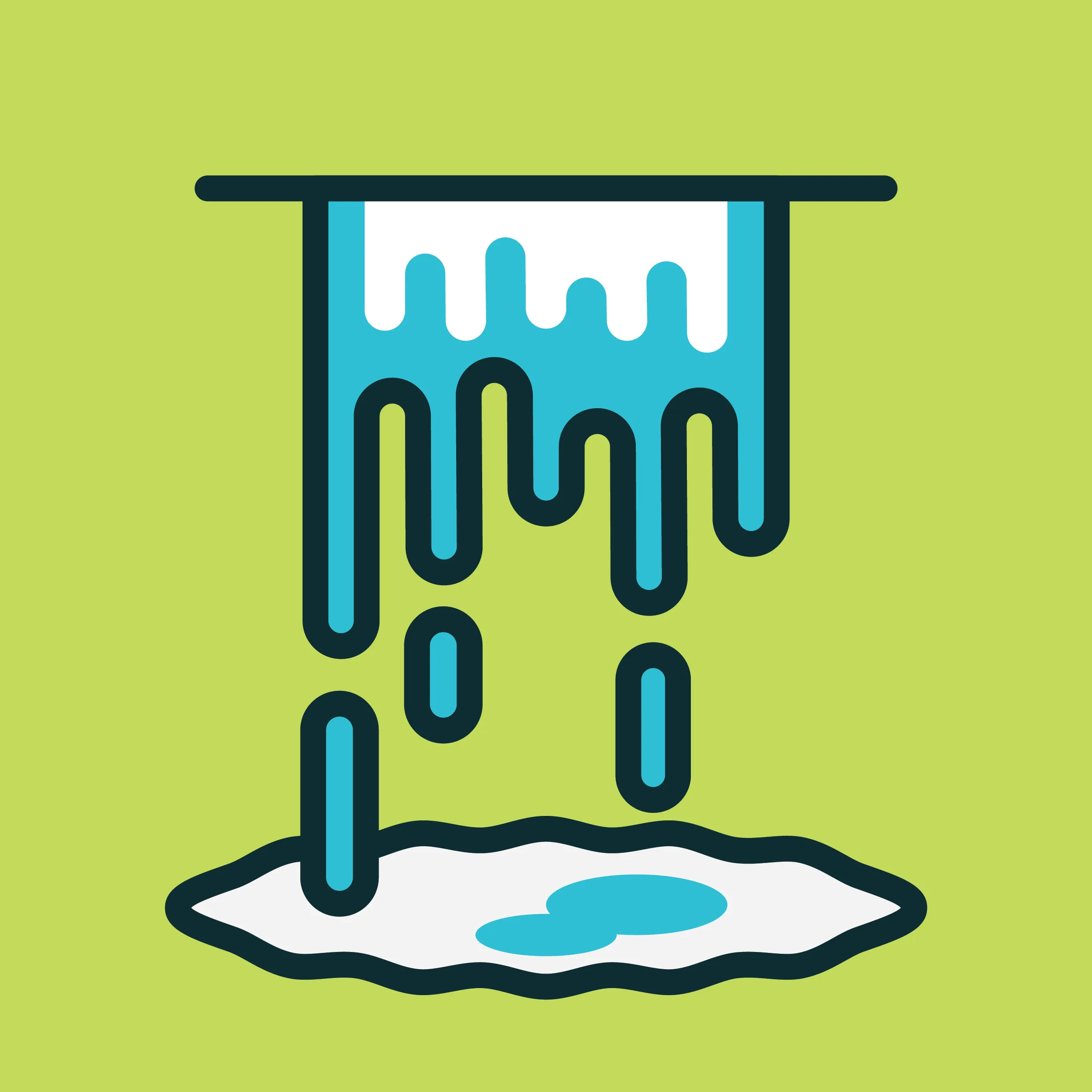 Illustration of Dripping water