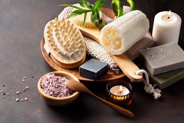 Body scrub and loofah